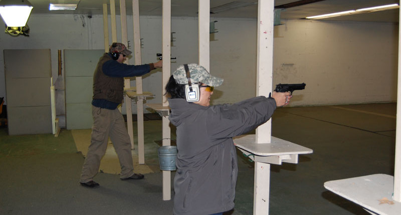 indoor pistol range